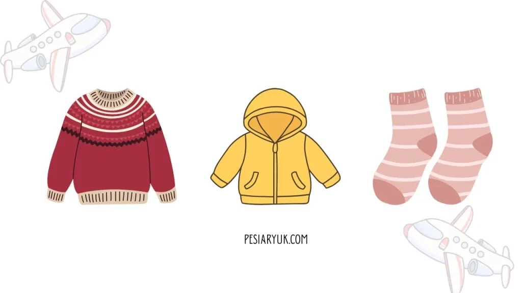 pentingnya baju hangat untuk anak di pesawat