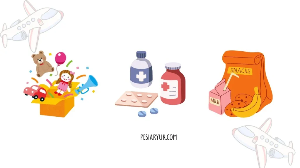 perlengkapan untuk anak saat naik pesawat sangat penting